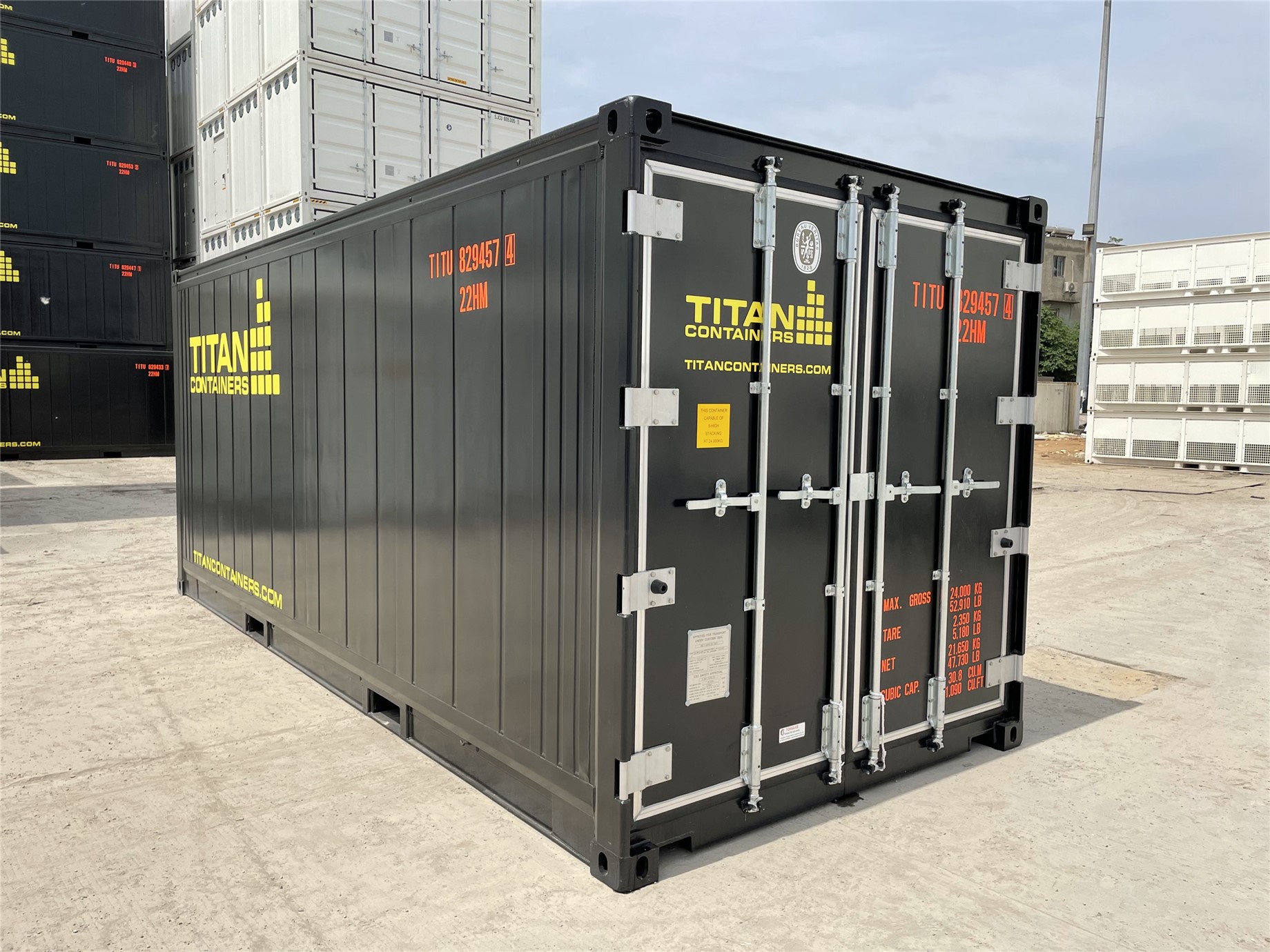 WARM STORAGE IS COMMON IN SOME OF OUR MARKETS AND TITAN MAKES A NEW INVESTMENT IS PURPOSE BUILT INSULATED STORAGE CONTAINERS Black Container